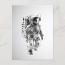 Recherche de astronaute cartes postales Fusée