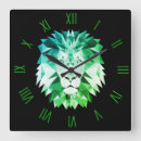 Suche nach großkatzen wanduhren König des dschungels