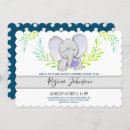 Recherche de baby elephant invitations Mignon
