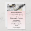 Recherche de white marble invitations Élégant