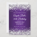 Recherche de argent pourpre invitations Glamour