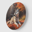 Suche nach sibirischer husky wanduhren Haustier