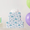 Recherche de motif nuage papier cadeau Avion
