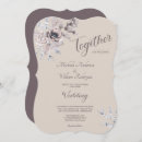 Recherche de couleur prune invitations Typographie