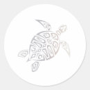 Recherche de tortue tribale autocollants Tortue de mer