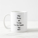 Recherche de calendriers café tasses Lundi