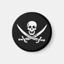 Recherche de drapeaux croisés magnets Jolly roger