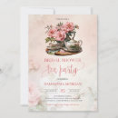 Recherche de shabby bridal shower invitations Jardin à thé fleuri