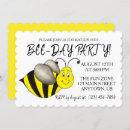 Suche nach bumble bee birthday einladungen Party