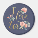 Recherche de vous aiment magnets Floral