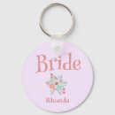 Recherche de bouquet rose porteclés Bride