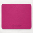 Recherche de cuir rose tapis souris Élégant