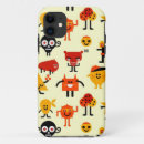 Recherche de monstre drôle iphone coques Coloré