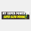 Recherche de conducteur lent voiture autocollants Le trafic