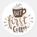Recherche de citation de café autocollants Pour elle