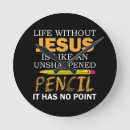 Suche nach jesus lustig poster wanduhren Spaß