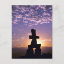 Recherche de inukshuk Arctique