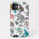 Recherche de éléphant floral iphone coques Blanc
