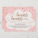 Recherche de star baby shower fille invitations Nuage