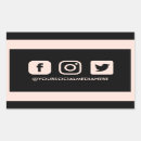 Recherche de twitter autocollants Médias sociaux