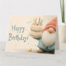 Recherche de de gnome anniversaire cartes Mignon