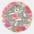 Recherche de lapin de danse autocollants Ballerine