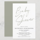 Recherche de feuille olive invitations Baby