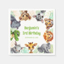 Recherche de anniversaire de safari jungle serviettes Anniversaire du zoo