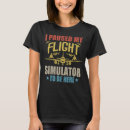 Suche nach flugsimulator tshirts Flugzeug