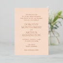 Recherche de pêche et or invitations Mariée