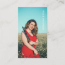 Recherche de musicienne cartes visite Élégant