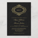 Recherche de cru noir invitations Noir et or