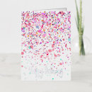 Recherche de confetti anniversaire cartes Rose