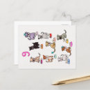 Recherche de neuf cartes postales Pour enfants