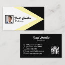 Recherche de jaune blanc noir cartes visite Professionnel