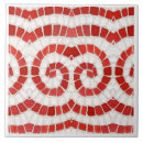 Recherche de rouge et blanc carreaux Mosaïque