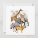 Recherche de safari africain invitations Animal