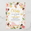 Recherche de gold foil baby shower invitations Oh mon bébé