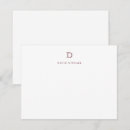 Recherche de carte de note de monogramme invitations Monogrammé