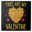 Recherche de hamburgers carreaux Frites