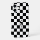 Recherche de damier noir et blanc iphone coques Cool