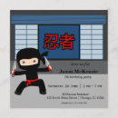 Suche nach ninja geburtstag einladungen Kampfkunst