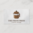 Suche nach pressen visitenkarten Kaffee