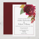 Suche nach marsala hochzeit einladungen Modern