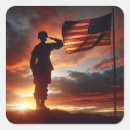 Recherche de soldats autocollants Drapeau américain