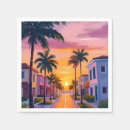 Recherche de miami serviettes Aquarelle