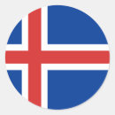 Recherche de drapeau islandais autocollants Île