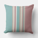 Recherche de rose bleu clair coussins Rayures