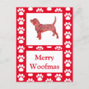 Recherche de noël de beagle cartes postales Mignon