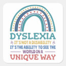 Recherche de dyslexie autocollants Sensibilisation